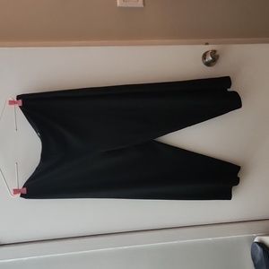 Crop wide leg pants stretch